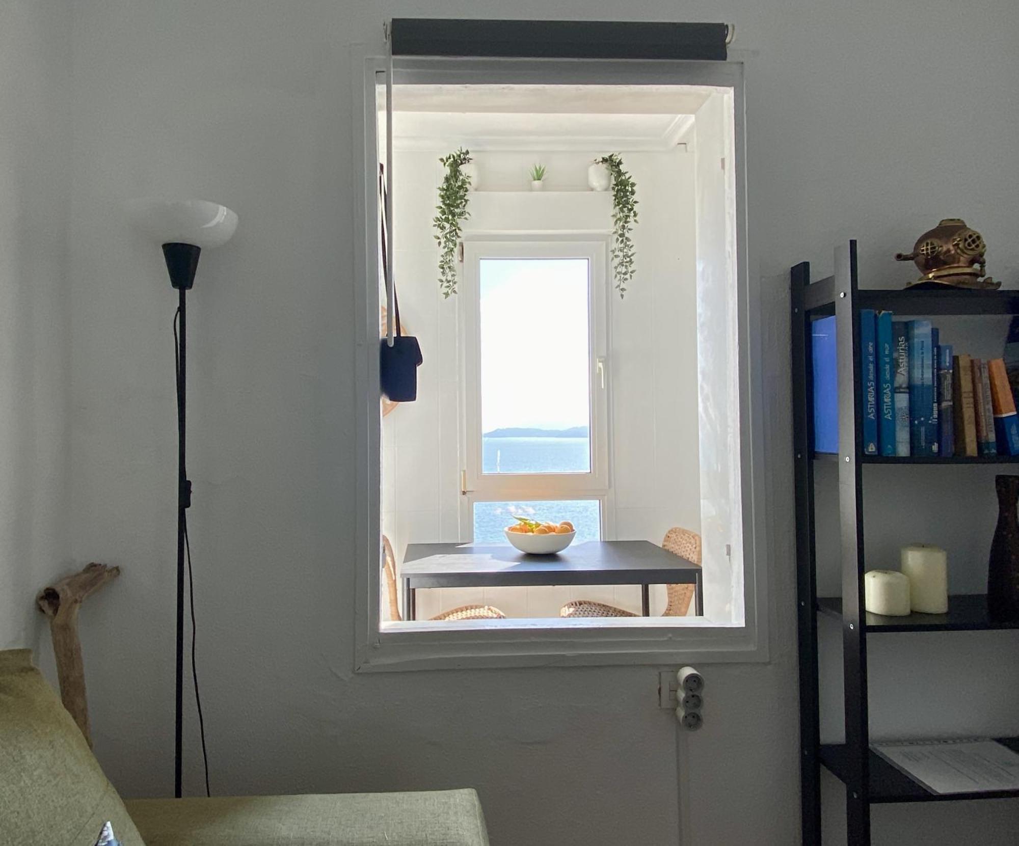 Respirando Salitre Apartamento En Lastres Buitenkant foto
